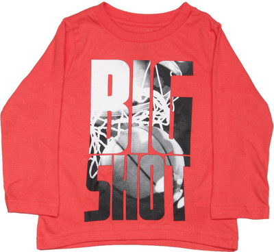 

The Children's Place Boys Printed Cotton T Shirt(Red, Pack of 1, 1231