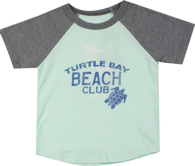 

The Children's Place Boys Printed Cotton T Shirt(Light Green, Pack of 1, 1103
