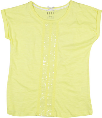 

Elle Kids Girls T Shirt, Me. yellow