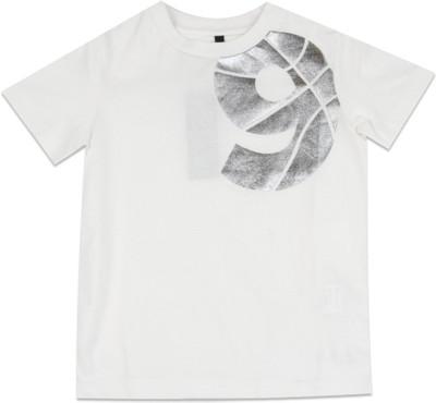 

United Colors of Benetton Boys Printed Cotton T Shirt(White, Pack of 1, K44