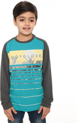 

Body Glove Boy's Printed Cotton T Shirt(Multicolor, Pack of 1, Blue