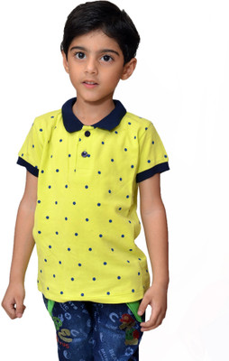 

Crux & Hunter Boys Printed Cotton T Shirt(Green, Pack of 1