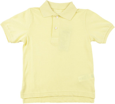 

The Children's Place Boys Solid Cotton T Shirt(Yellow, Pack of 1, 1183