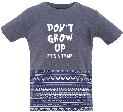 

Insta Fab Boys Solid Cotton T Shirt(Blue, Pack of 1