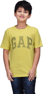 

GAP Boys Printed T Shirt(Green, Pack of 1, Light green