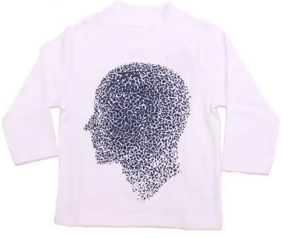

Prattle Boys Printed Cotton T Shirt(White