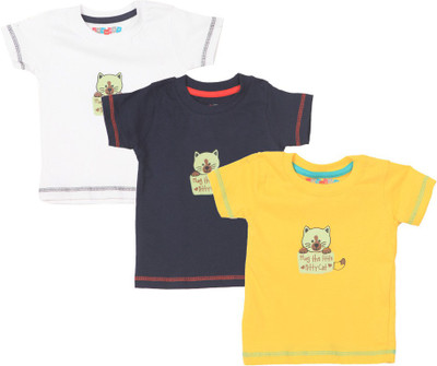 

Day 2 Day Boys Printed T Shirt(Multicolor, White