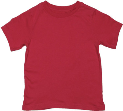 

The Children's Place Boys Solid Cotton T Shirt(Red, Pack of 1, 6b
