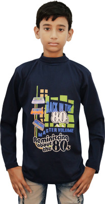 

Kothari Boys Printed Cotton T Shirt(Grey, Pack of 1, Selate
