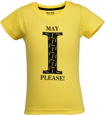 

NO.99 Boys Printed Cotton T Shirt(Yellow, Pack of 1