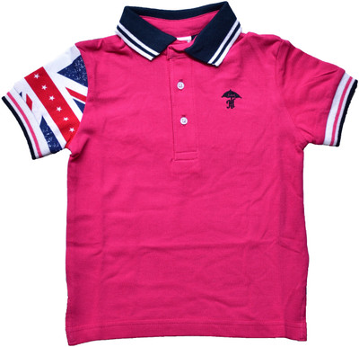 

Hoptrendz Boys Solid Cotton T Shirt(Pink, Pack of 1