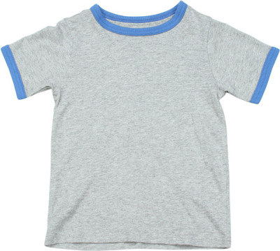 

The Children's Place Boys Solid Cotton T Shirt(Grey, Pack of 1, 1137