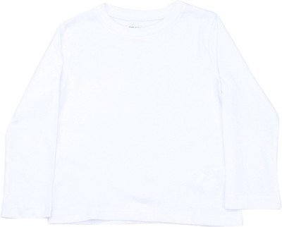 

The Children's Place Boys Solid Cotton T Shirt(White, Pack of 1, 10