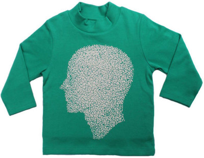 

Prattle Boys Printed Cotton T Shirt(Green, Pack of 1