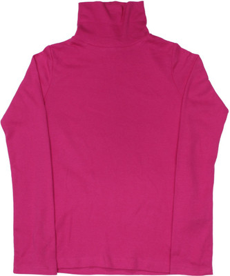 

Carter's Girls Solid Cotton T Shirt(Pink, Pack of 1, Pink (650)