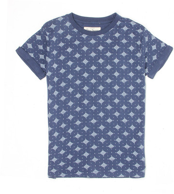 

Pepe Jeans Boys Printed Cotton T Shirt(Dark Blue, Pack of 1, Indigo