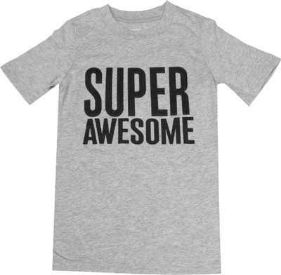 

Carter's Boys Printed Cotton T Shirt(Grey, Pack of 1, Heather (053)