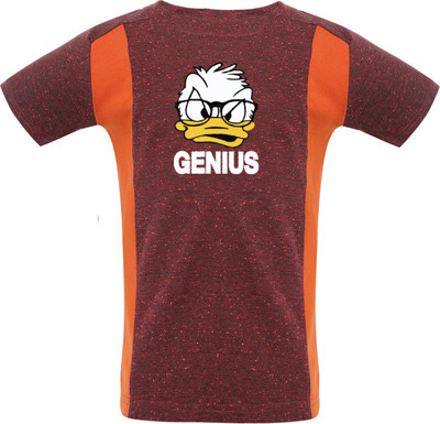 

Insta Fab Boys Solid Cotton T Shirt(Maroon, Pack of 1