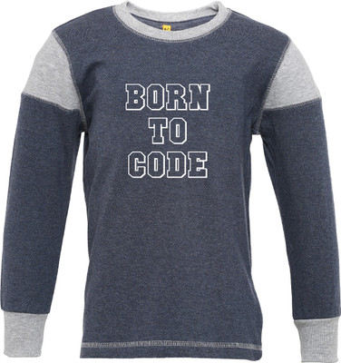 

Insta Fab Boys Solid Cotton T Shirt(Light Blue, Pack of 1