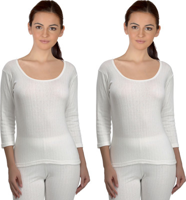 

Selfcare Top For Girls(White, Pack of 2