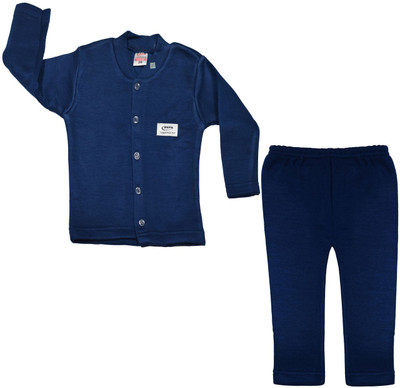 RUPA Top - Pyjama Set For Boys & Girls(Dark Blue, Pack of 1)