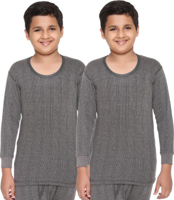 

Vimal Jonney Top For Boys(Grey, Pack of 2