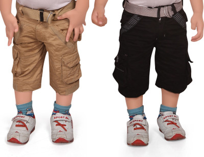 

Adbucks Three Fourth For Boys(Brown Pack of 2, Black