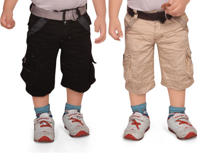 

Adbucks Three Fourth For Boys(Beige Pack of 2