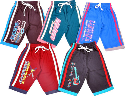 

1LY GARMENTS Three Fourth For Boys(Multicolor Pack of 5, Multicolour