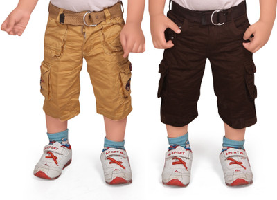 

Adbucks Three Fourth For Boys(Brown Pack of 2