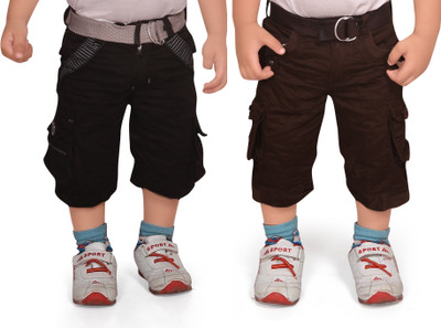 

Adbucks Three Fourth For Boys(Brown Pack of 2