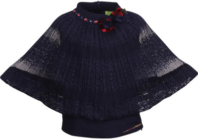 Cutecumber Baby Girls Party Lace Top(Dark Blue, Pack of 1) Flipkart