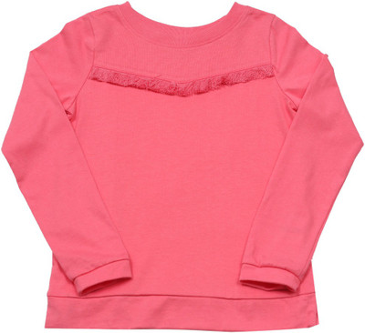 

Carter's Girls Casual Cotton Top(Pink, Pack of 1, Pink (650)