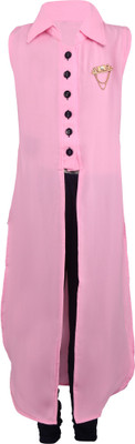 

La Bele Girls Kurta and Leggings Set(Pink Pack of 1