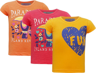

Kothari Baby Girls Casual Cotton Top(Multicolor, Pack of 3, Multi
