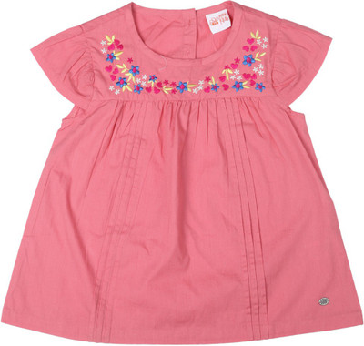 FS Mini Klub Girls Casual Top(Pink, Rose