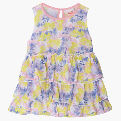

FS Mini Klub Casual Polyester Top(Pink, Pack of 1, Pink aop
