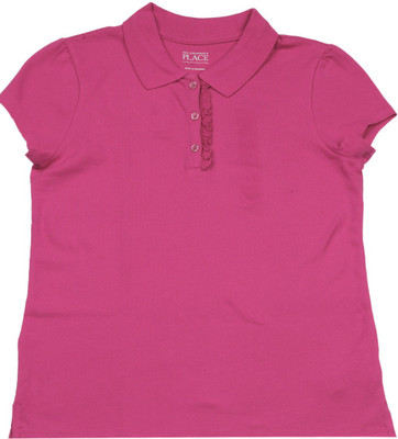 

The Children's Place Girls Casual Cotton Top(Pink, Pack of 1, 936
