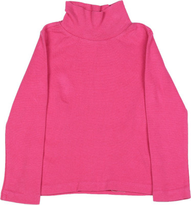 

NautiNati Baby Girls Casual Cotton Woollen Top(Pink, Pack of 1