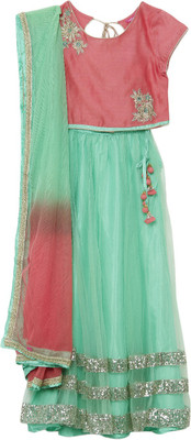 

BIBA girls Girls Casual Viscose Top(Multicolor, Pack of 1, Pch-seagrn