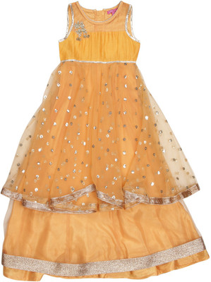 

BIBA girls Girls Casual Polyester Top(Yellow, Pack of 1, Man-cpr