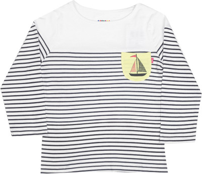 

People Girls Casual Cotton Top(White