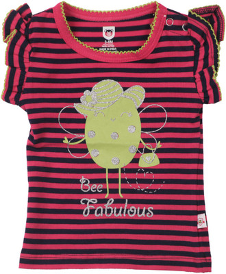 

612 League Baby Girls Casual Top(Pink, Fuschia