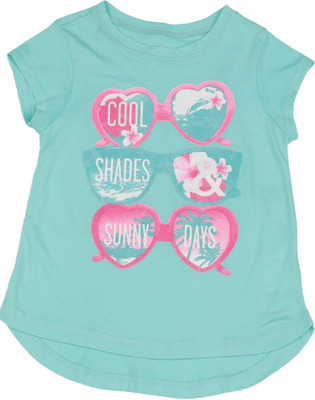 

The Children's Place Girls Casual Cotton Top(Green, Pack of 1, Om