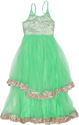 

BIBA girls Girls Casual Cotton Halter Top(Green, Pack of 1, Seagrn-dgld