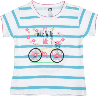 

Baby League Baby Girls Casual Cotton Top(Blue, Pack of 1, Turquoise