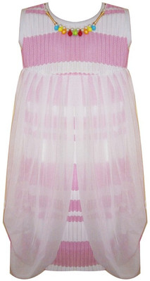 

Fashionitz Girls Cotton A-line Top(Pink, Pack of 1