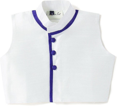 

BownBee Girls Casual Silk Top(White, Pack of 1