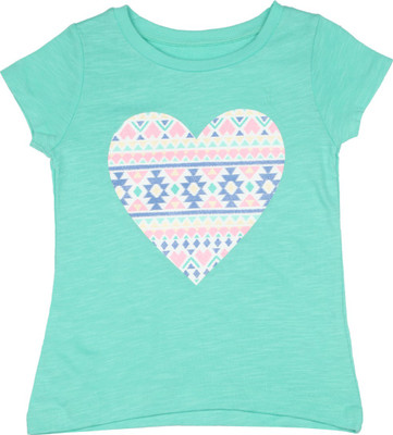 

Carter's Girls Casual Top(Green, Heather (053)