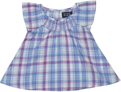

The Children's Place Girls Casual Cotton Top(Blue, Pack of 1, 1120